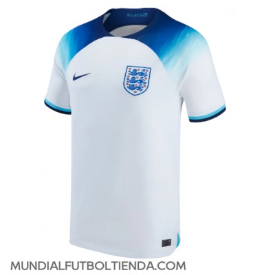 Camiseta Inglaterra Primera Equipación Replica Mundial 2022 mangas cortas